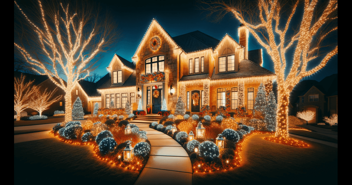 GreenPro Premier Christmas Light Installation in Tulsa