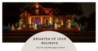 Christmas light installer