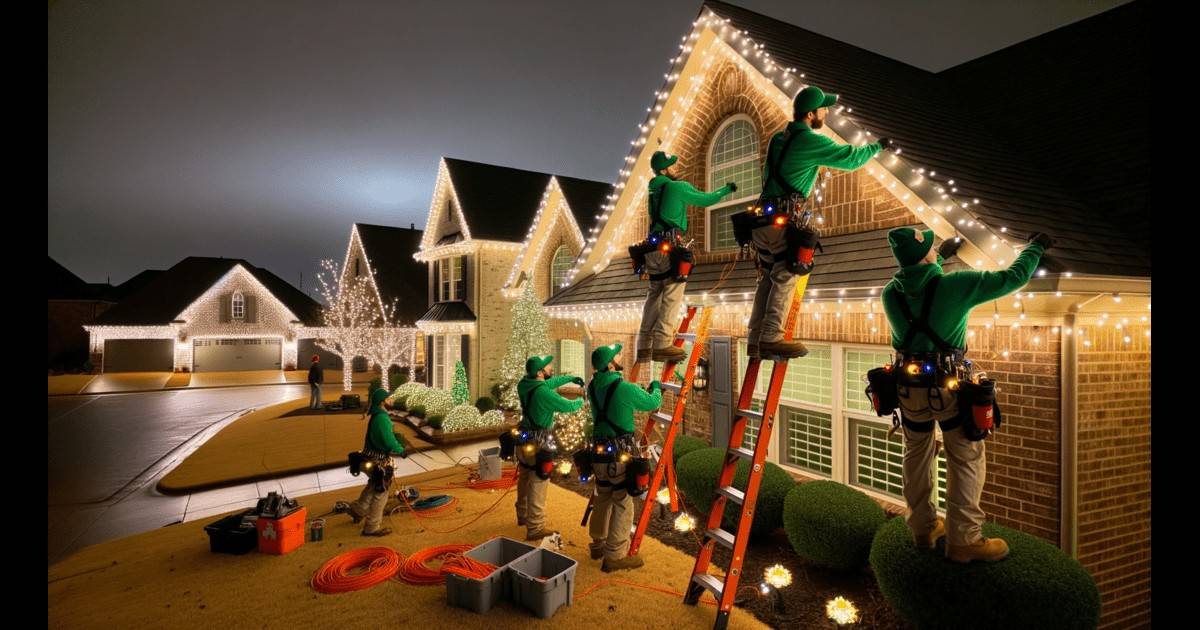 GreenPro Top Christmas Light Decorators Near Me in Tulsa