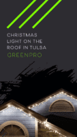 christmas light on the roof in tulsa